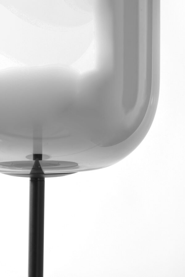 Eenvoudige vloerlamp met rookglazen kap Light & Living Julia - H 160 cm - Image 4