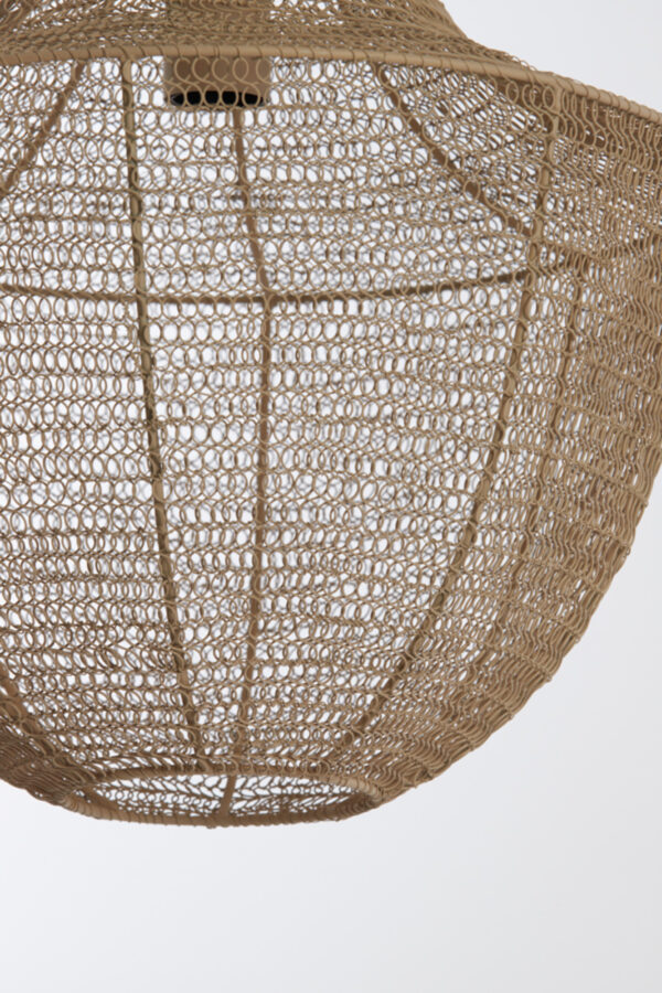 Natuurlijke rotan hanglamp kapvorm Light & Living Sharika - Ø 40 cm - Image 6