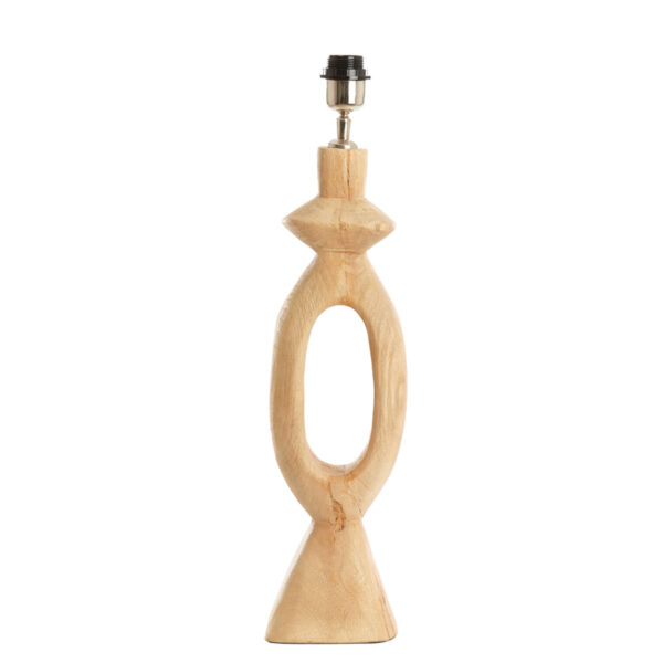 Houten lampvoet decoratief Light & Living Django - H 58 cm