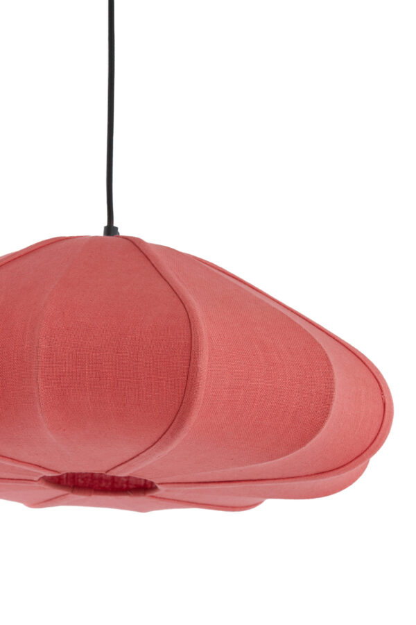 Roze stoffen hanglamp met zachte look Light & Living Cesano - Ø 50 cm - Image 3