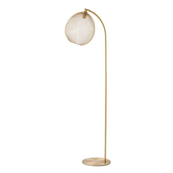Gouden vloerlamp metaal draadwerk Light & Living Moroc - H 160 cm