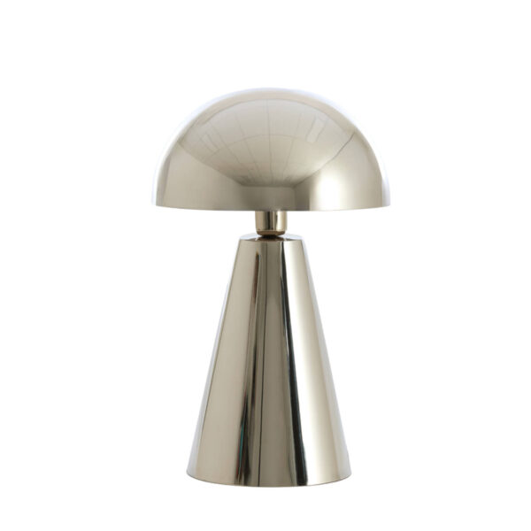 Metalen tafellamp zilverkleurig Light & Living Surrina - H 49 cm