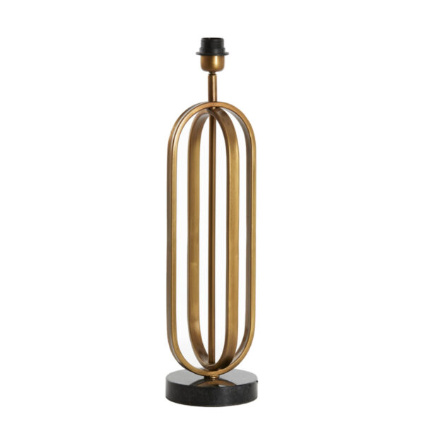 Gouden lampvoet metalen structuur Light & Living Aster - H 55 cm