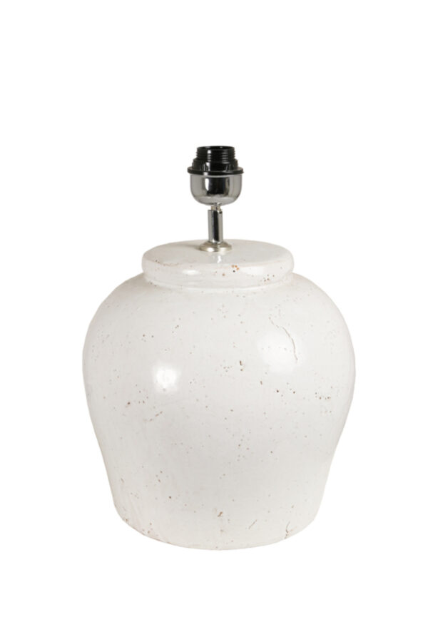 Witte lampenvoet bolvormig Light & Living Etna - H 40 cm - Image 2