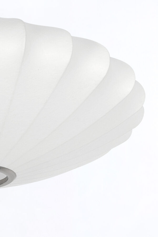 Schelpvormige witte hanglamp Light & Living Fay - Ø 60 cm - Image 3