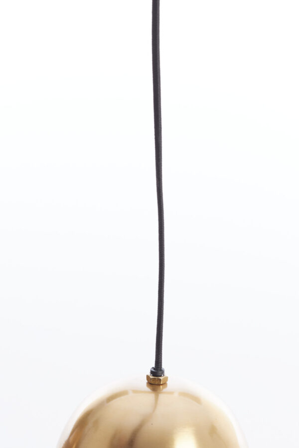 Gouden hanglamp met metalen rotan structuur Light & Living Cetara - Ø 26 cm - Image 5