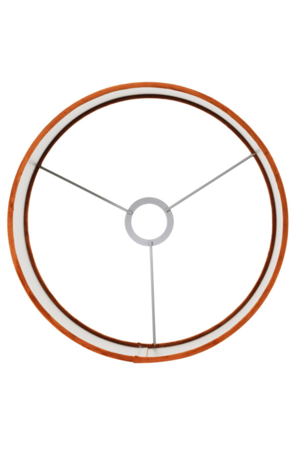 Cilindervormige lampenkap in het bruin Light & Living Velours - Ø 25 cm - Image 5