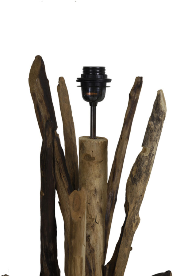 Houten vloerlamp natuurlijk design Light & Living Vidin - H 182 cm - Image 5