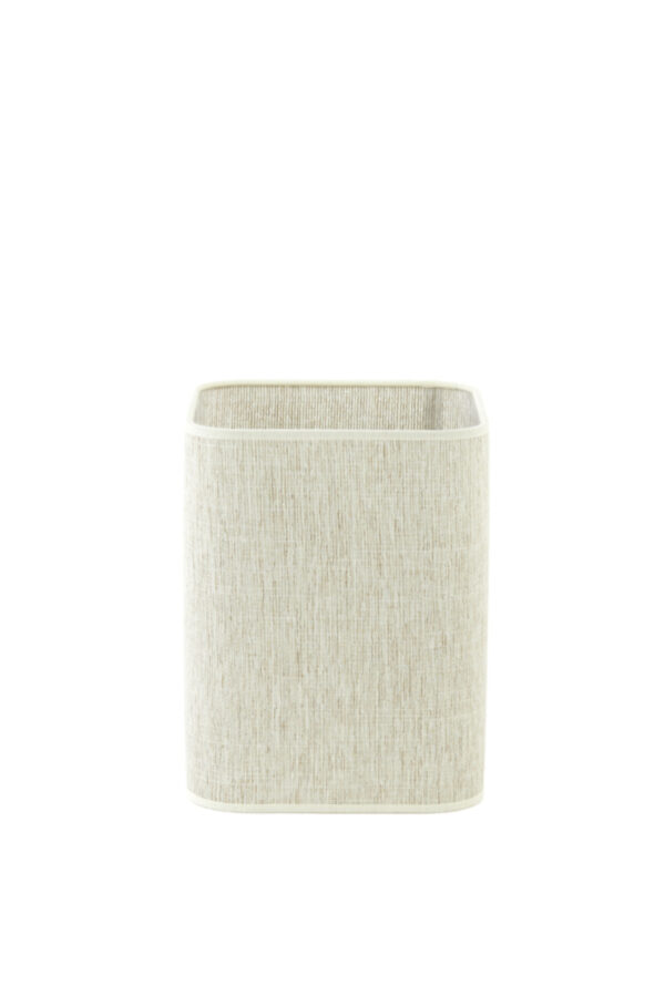 Lampenkap vierkant beige textuur Light & Living Breska - H 26 cm - Image 3