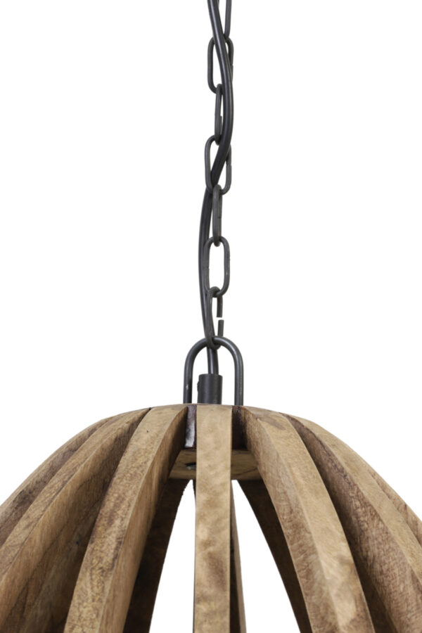 Houten hanglamp luchtige structuur Light & Living Haranka - Ø 38 cm - Image 4