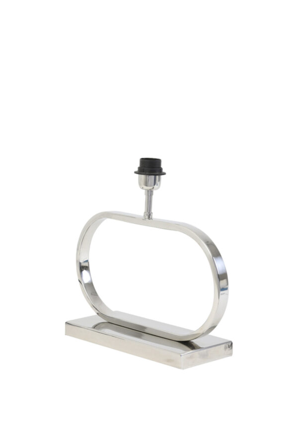 Moderne zilverkleurige lampenvoet Light & Living Jamiro - H 29 cm - Image 2