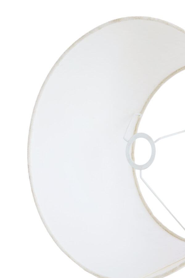 Witte lampenkap stoffen materiaal Light & Living Livigno - Ø 35 cm - Image 6