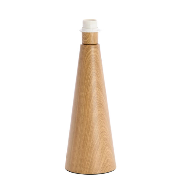 Houten kegellampenvoet Light & Living Dinan - H 40 cm