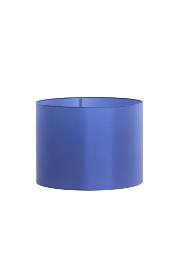 Blauwe cilinder lampenkap stof Light & Living Paradox - Ø 30 cm - Image 2