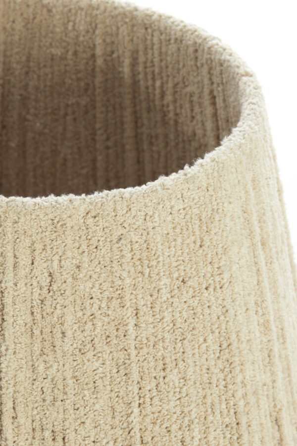 Beige stoffen lampenkap ribbelafwerking Light & Living Medana - Ø 30 cm - Image 6