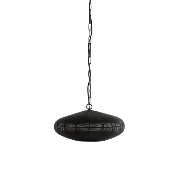 Zwarte hanglamp met ketting Light & Living Bahoto - Ø 40 cm