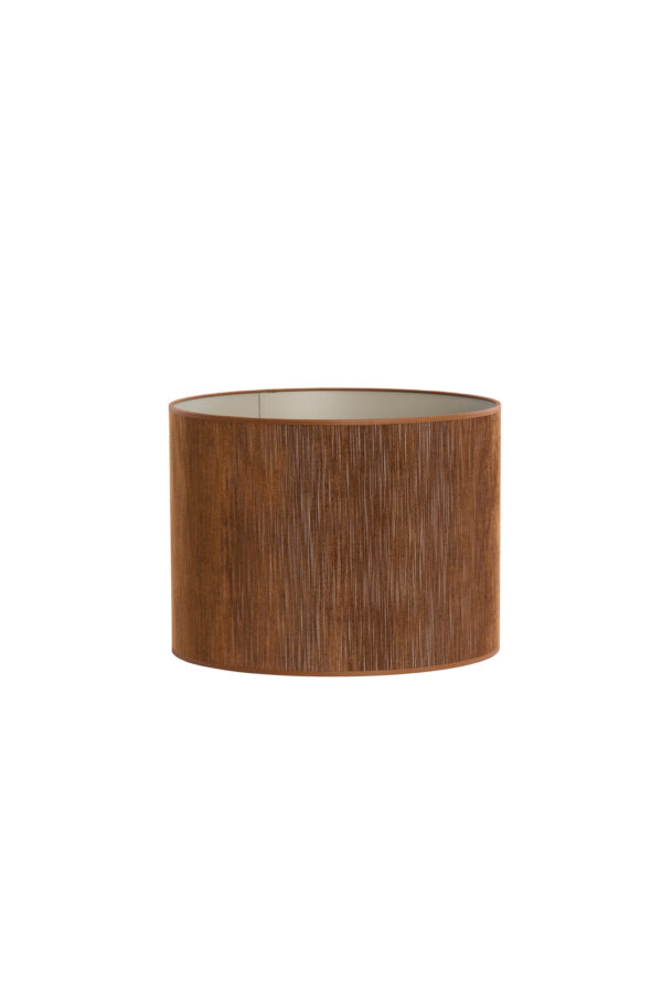 Bruine cilindrische lampenkap voor thuis Light & Living Penny - Ø 25 cm - Image 2