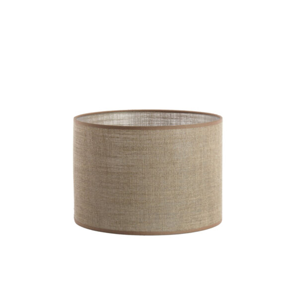 Stoffen lampenkap beige cilindervormig Light & Living Caden - Ø 30 cm