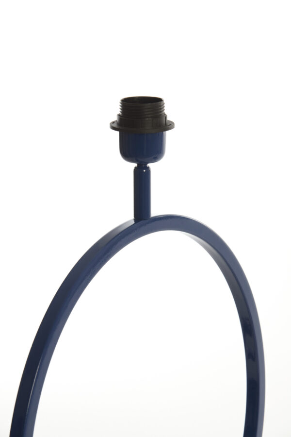 Blauwe ronde lampvoet Light & Living Liva - H 53 cm - Image 5