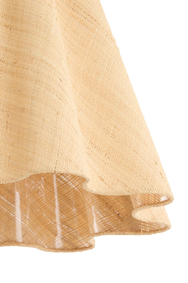 Rieten hanglamp conische vorm Light & Living Bezaha - Ø 40 cm - Image 4