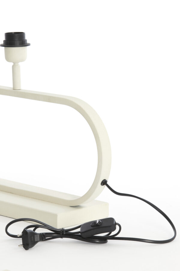Moderne witkleurige lampenvoet klein Light & Living Jamiro - H 29 cm - Image 6