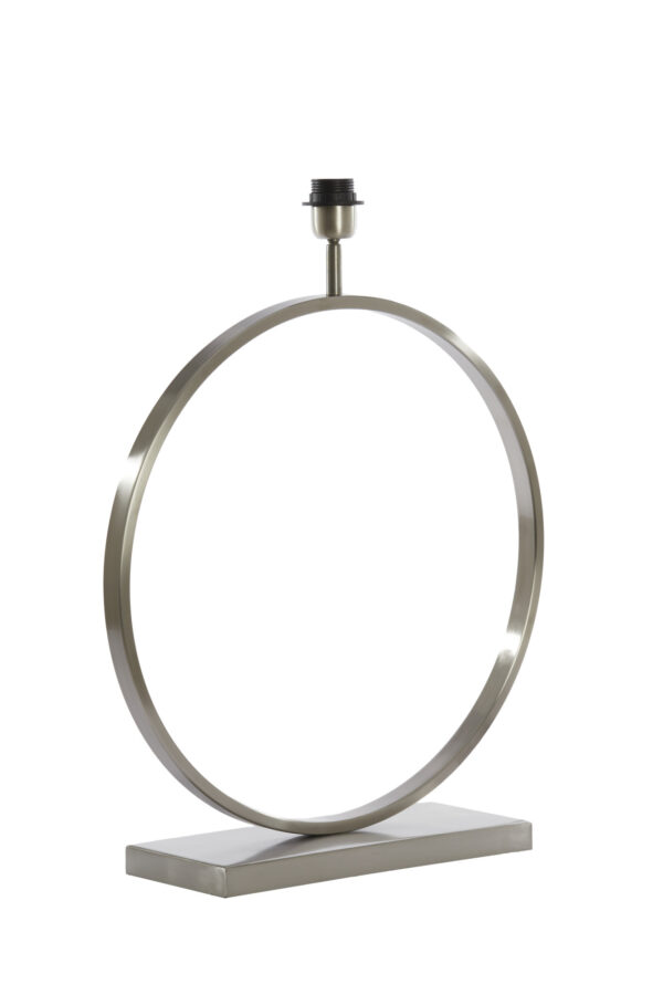 Zilveren tafellamp Light & Living Liva in modern design – H 62 cm - Image 3