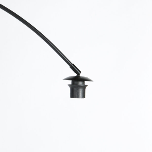 Simpele booglamp zwart met grijze kap Anne Lighting Curve - Image 8