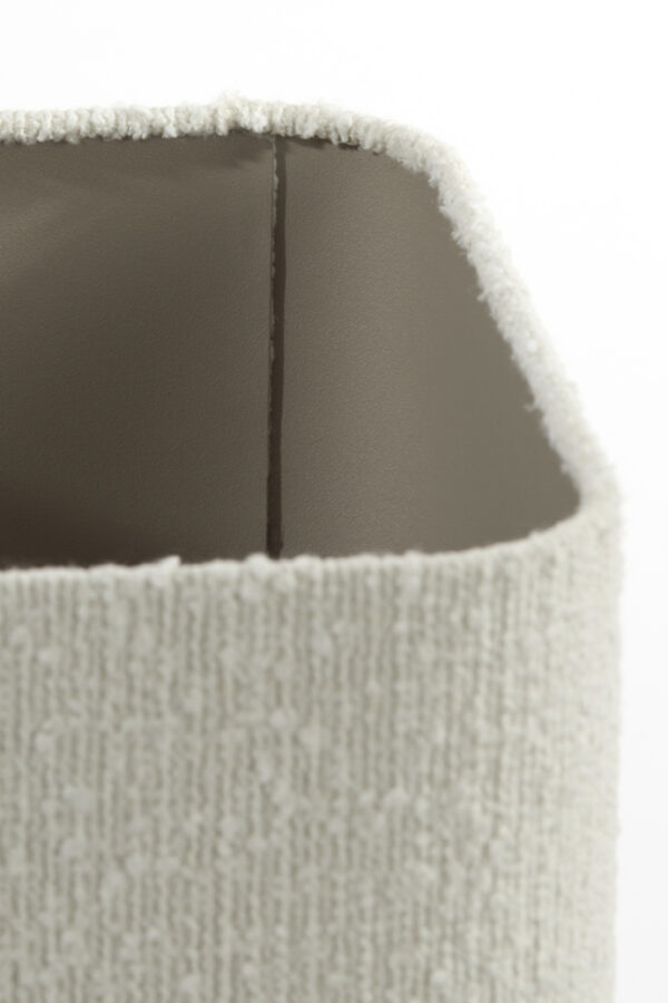Rechthoekige stoffen lampenkap beige Light & Living Bolero - H 35 cm - Image 8