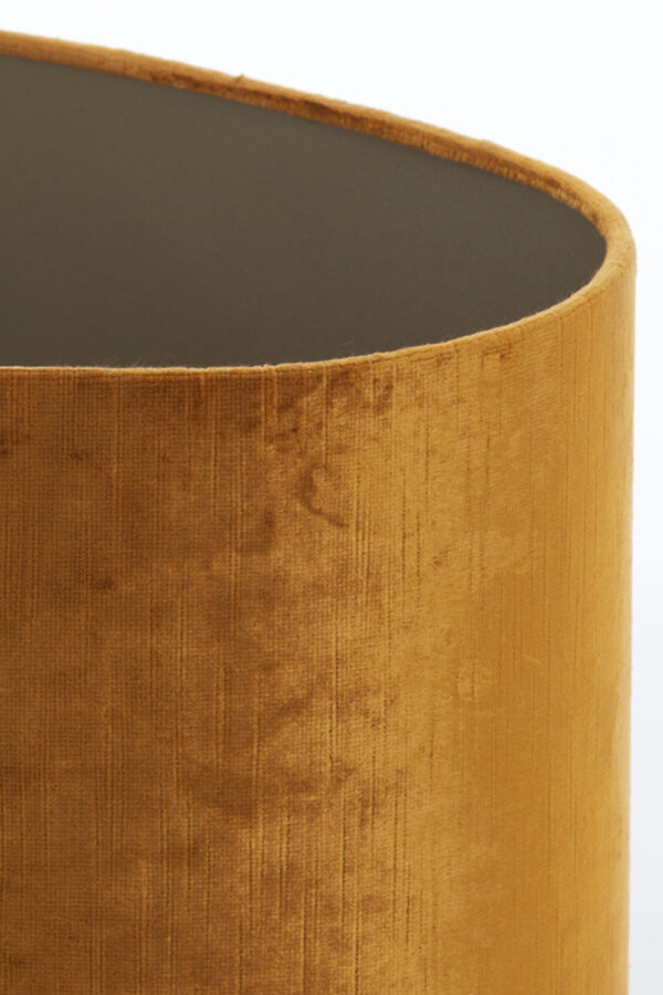 Velvet lampenkap goud cilindrisch Light & Living Gemstone - H 19 cm - Image 7
