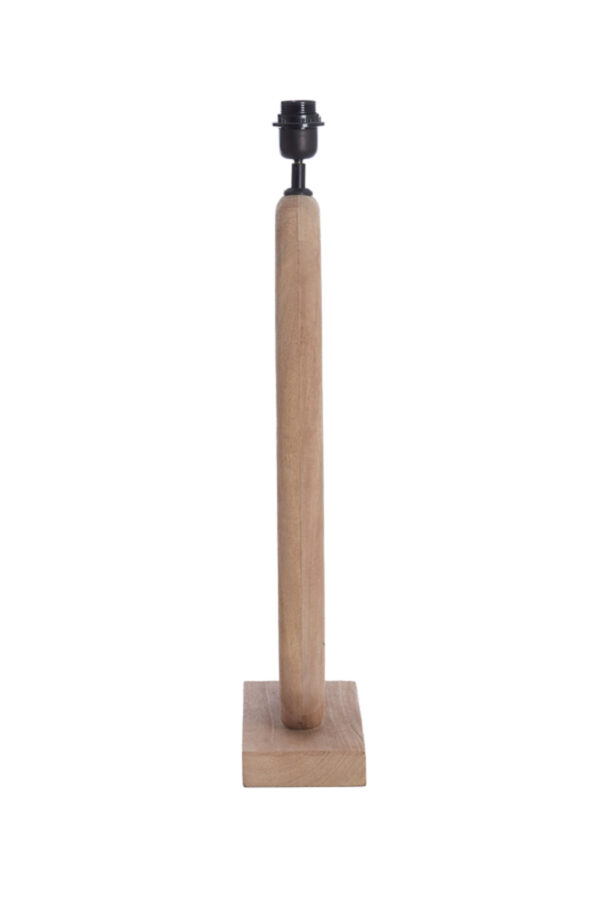 Houten lampvoet ovaal design Light & Living Paceco - H 59 cm - Image 4