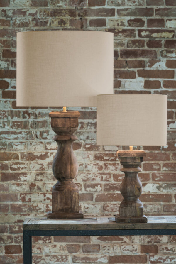 Houten lampvoet klassiek design Light & Living Cadore - H 64 cm - Image 3
