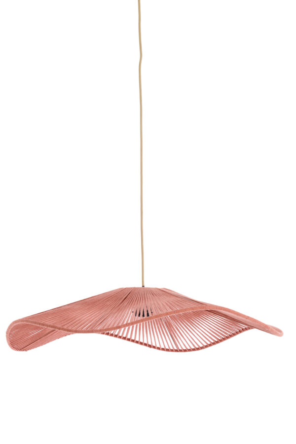Roze hanglamp met golvend design Light & Living Rafa - Ø 70 cm - Image 2