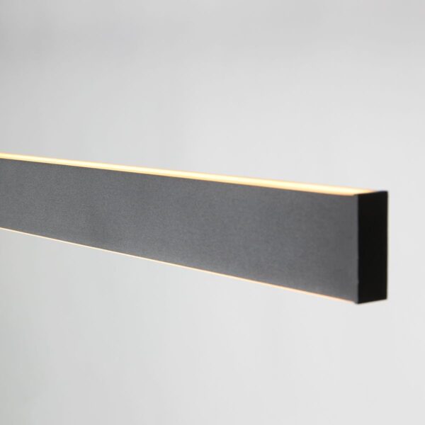 Zwarte design hanglamp met up- & downlight Mexlite BrightLine - Image 2