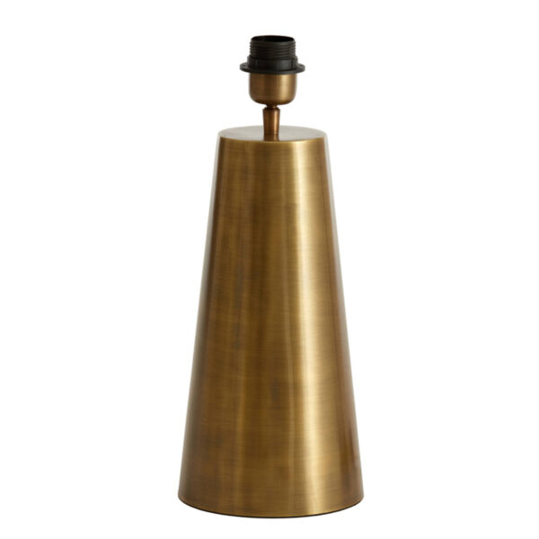 Lampvoet gouden conisch vormig Light & Living Yelos - H 43 cm