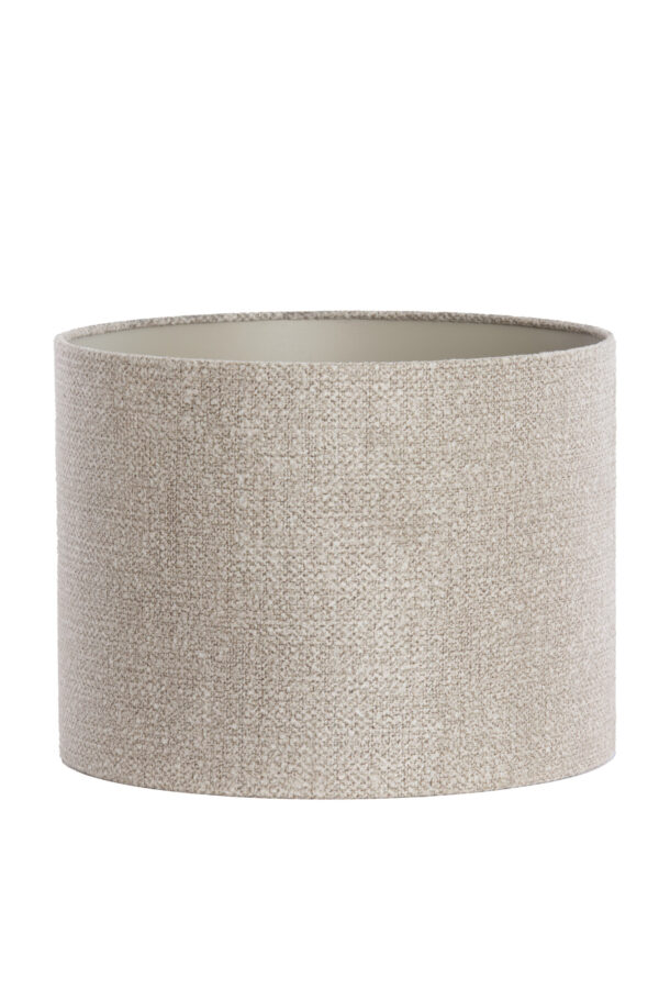 Beige stof cilindervormige lampenkap Light & Living Brandy - Ø 40 cm - Image 2