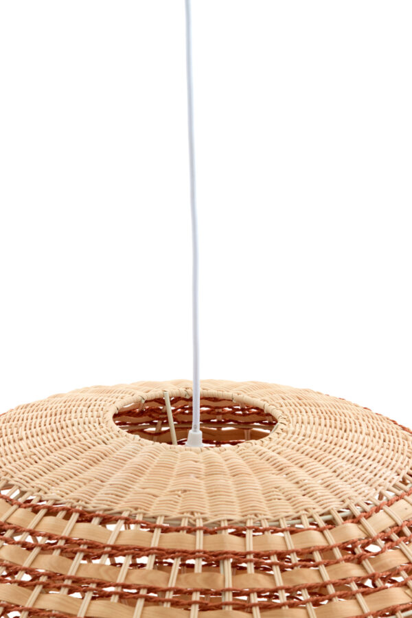 Natuurlijke rotan hanglamp stijlvol Light & Living Tawela - Ø 59,5 cm - Image 6