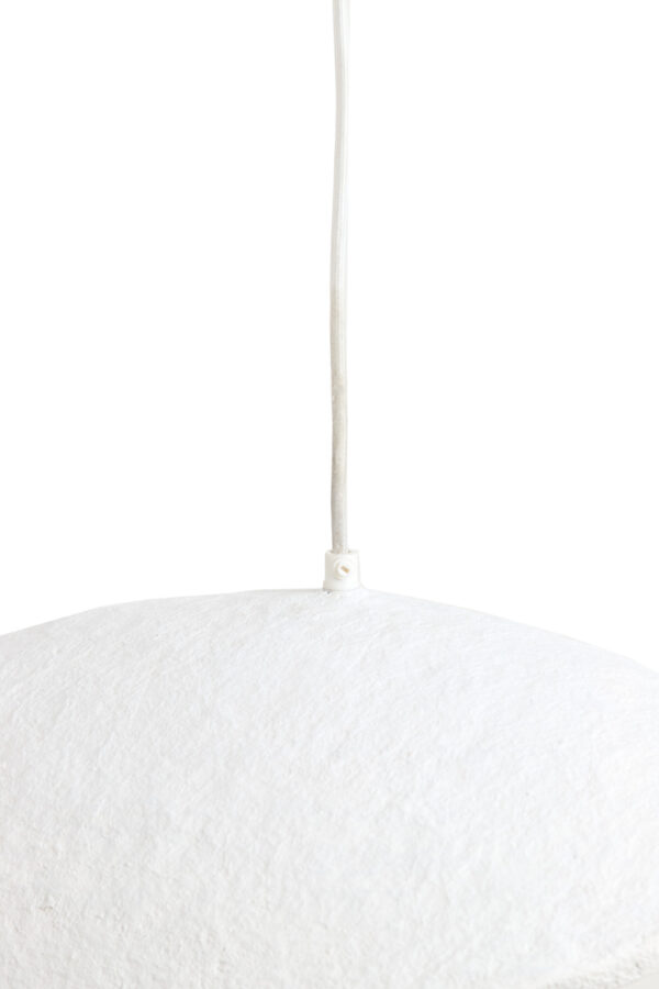 Witte gebogen hanglamp compact Light & Living Lonia - Ø 43 cm - Image 5