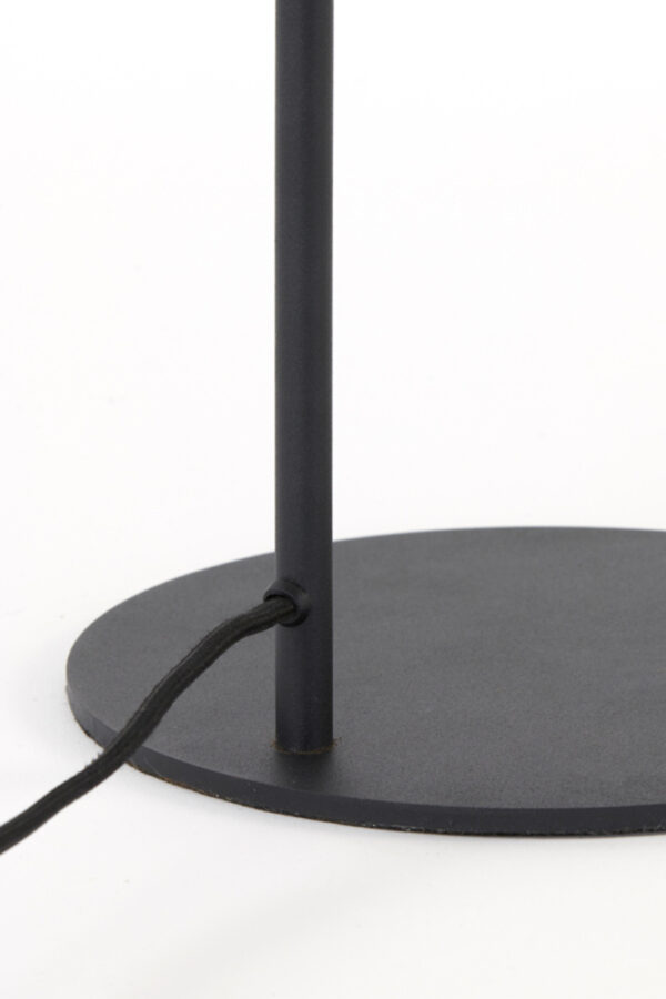 Rookgrijze glazen tafellamp met stijl Light & Living Lekar - H 60 cm - Image 6