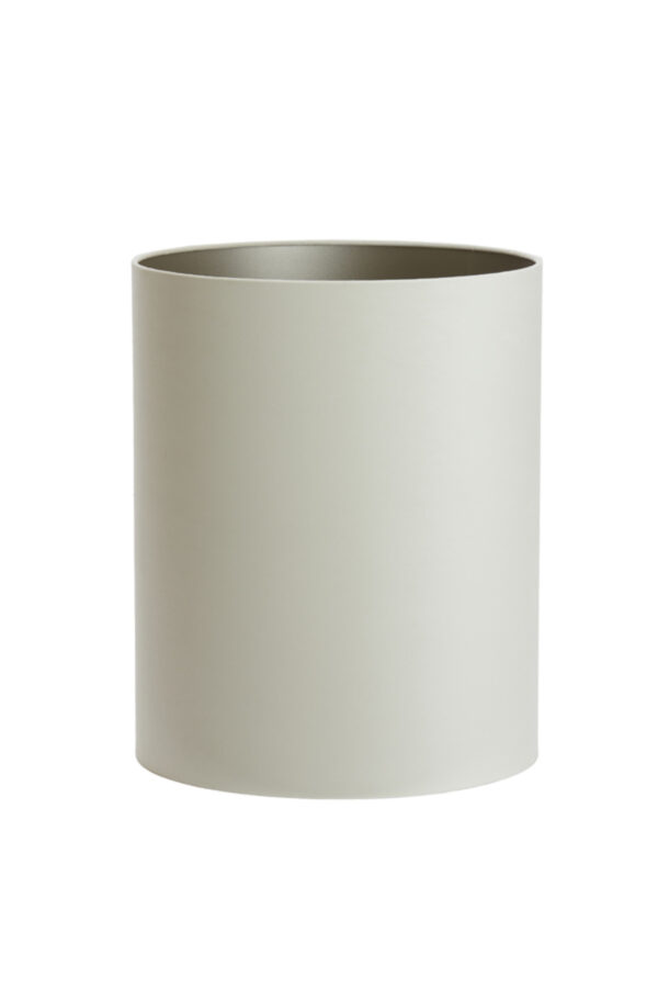 Cilindervormige lampenkap in grijs Light & Living Velours - Ø 40 cm - Image 2