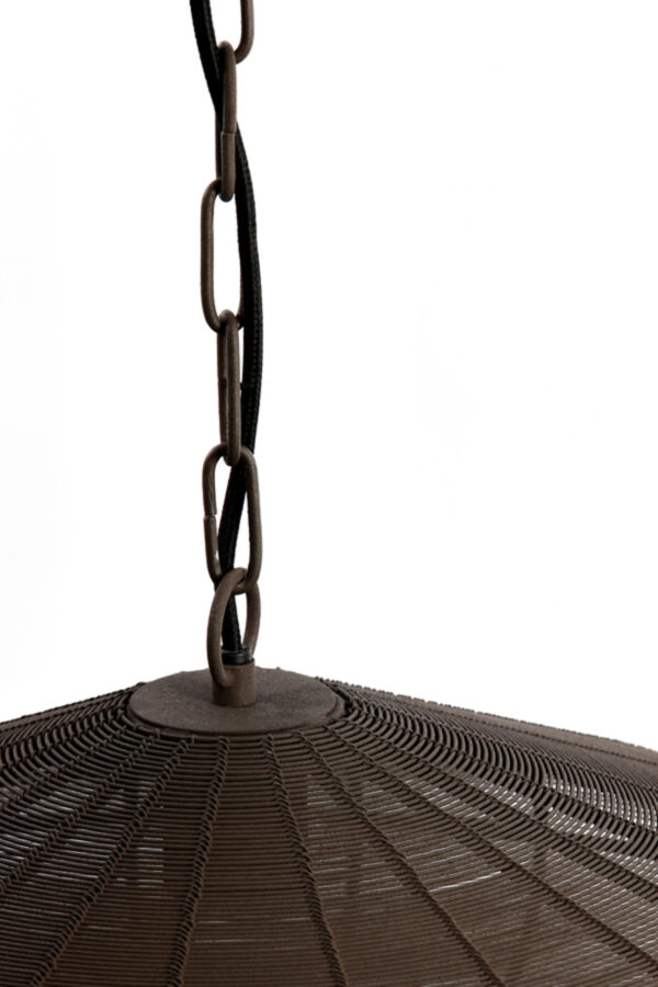 Houten draad hanglamp natuurlijk Light & Living Bahoto - Ø 51 cm - Image 6