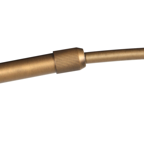 Bronze klassieke booglamp witte stoffen kap Steinhauer Sparkled Light - Image 10