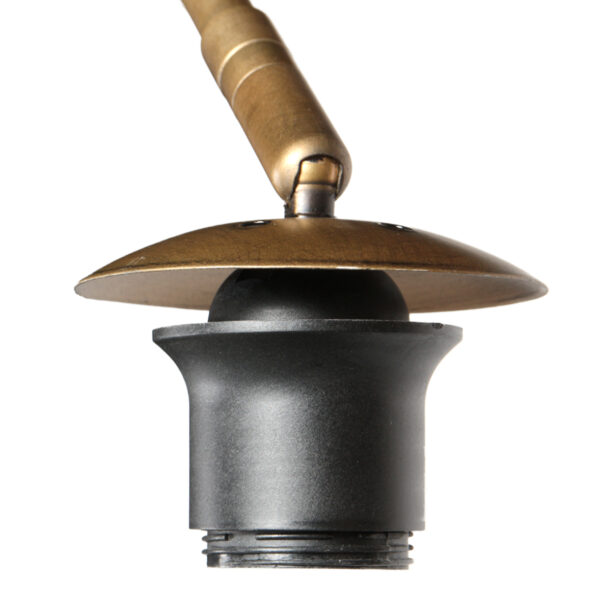 Klassieke bronze booglamp zeegras kap Steinhauer Sparkled Light - Image 9