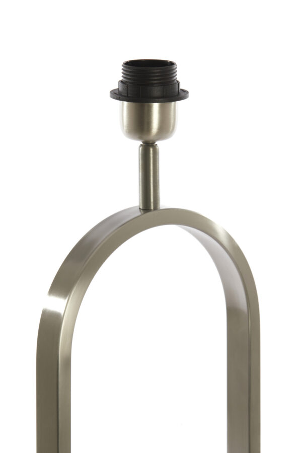 Zilverkleurige lampenvoet ovaal Light & Living Jamiri - H 55 cm - Image 4