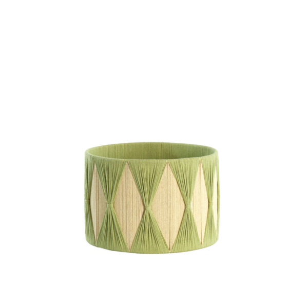 Groene lampenkap met een mooi patroon Light & Living Hannah - Ø 30 cm