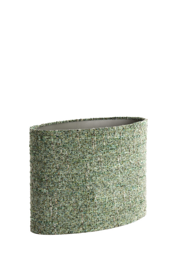 Groene stof lampenkap in cilinderstijl Light & Living Osire - H 32 cm - Image 3