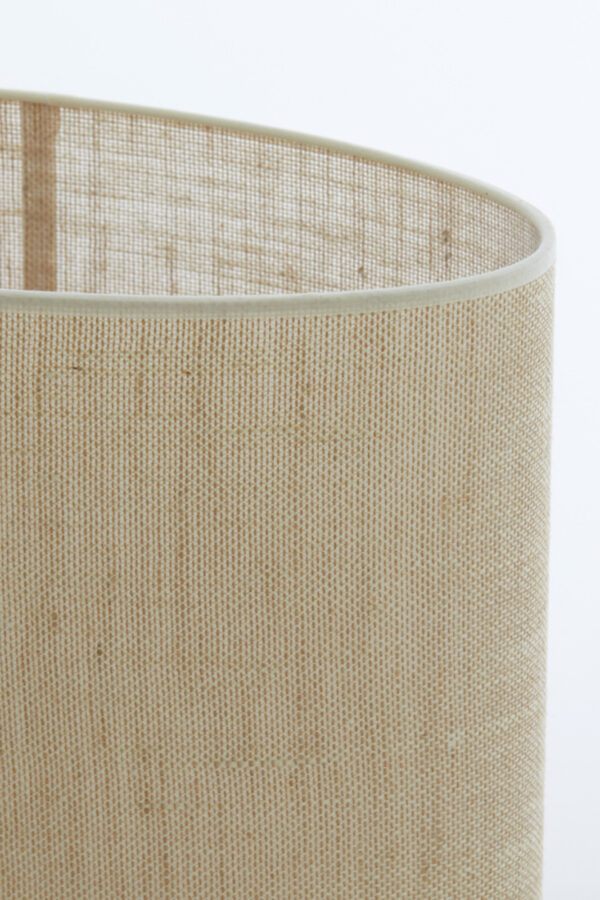 Beige stoffen lampenkap in cilindervorm Light & Living Sendai - H 32 cm - Image 7
