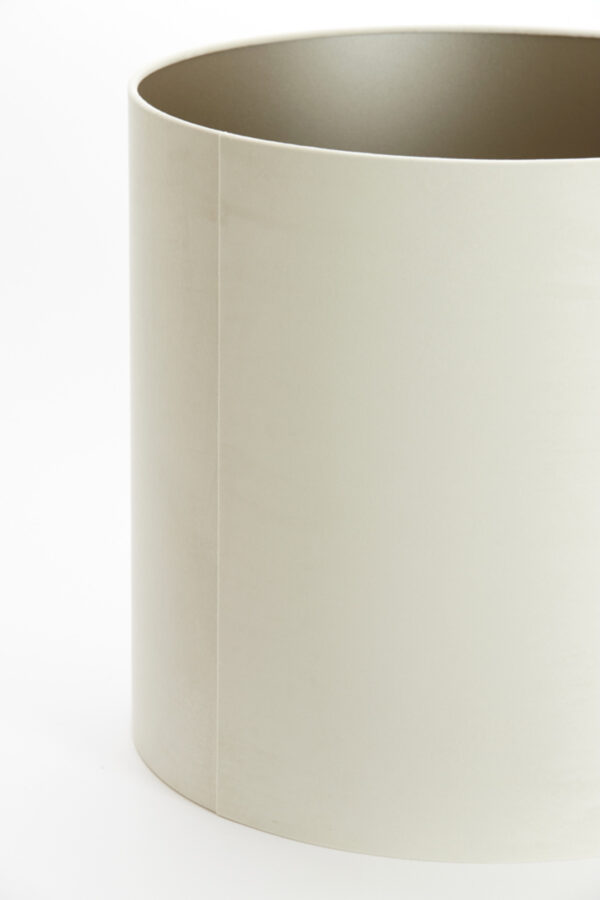 Cilindervormige stoffen lampenkap grijs Light & Living Velours - Ø 50 cm - Image 5