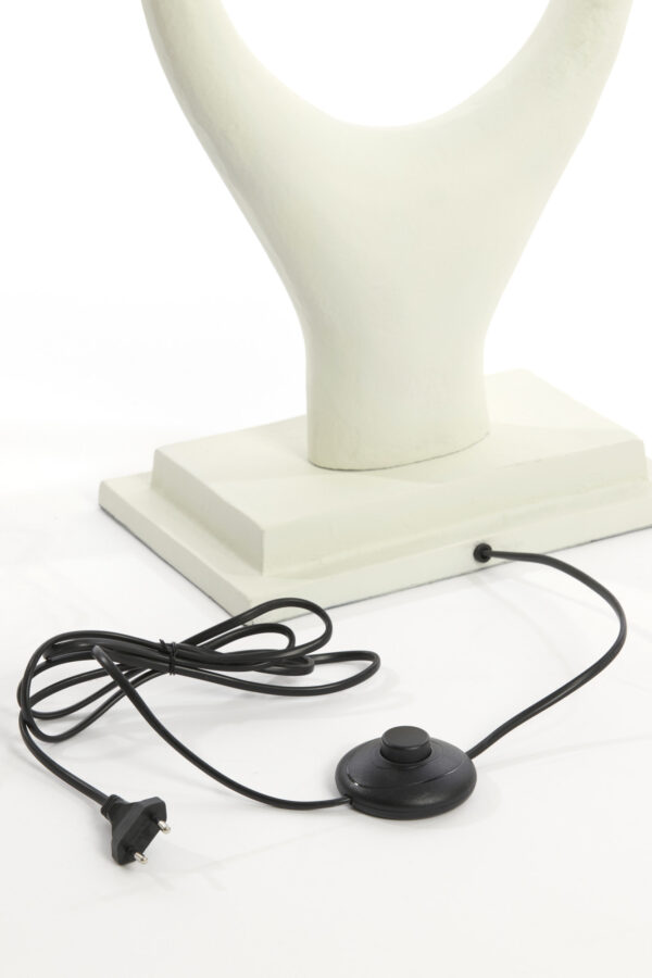 Witte twee breede lampenvoet Light & Living Gavi - H 149 cm - Image 7