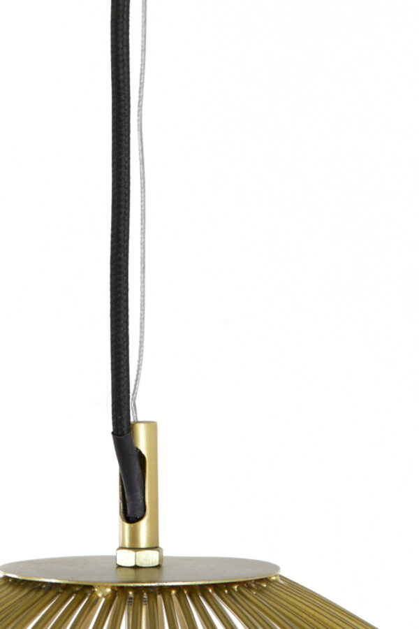 Koepelvormige gouden draad hanglamp Light & Living Rilana - Ø 56 cm - Image 6