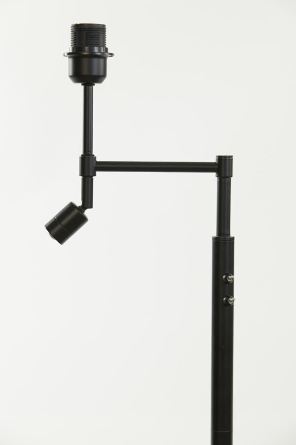 Draaibare lampenvoet zwart Light & Living Montana - H 140 cm - Image 7